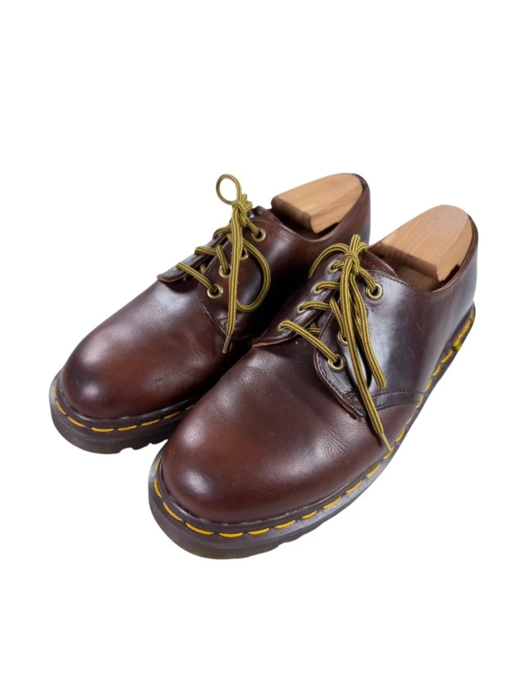 Vintage Dr Martens 1561 Oxford Shoes Mens UK 7 US 8 Brown Leather Made England